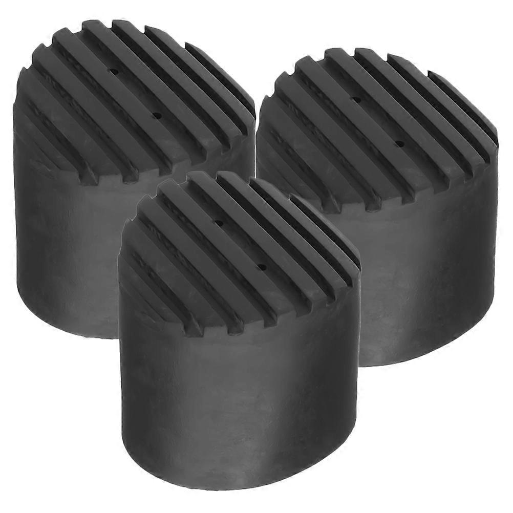 Extension Ladder Feet Replacement Non Slip Rubber Pad Stability Enhancement Professionals Outdoor Use 3Pcs