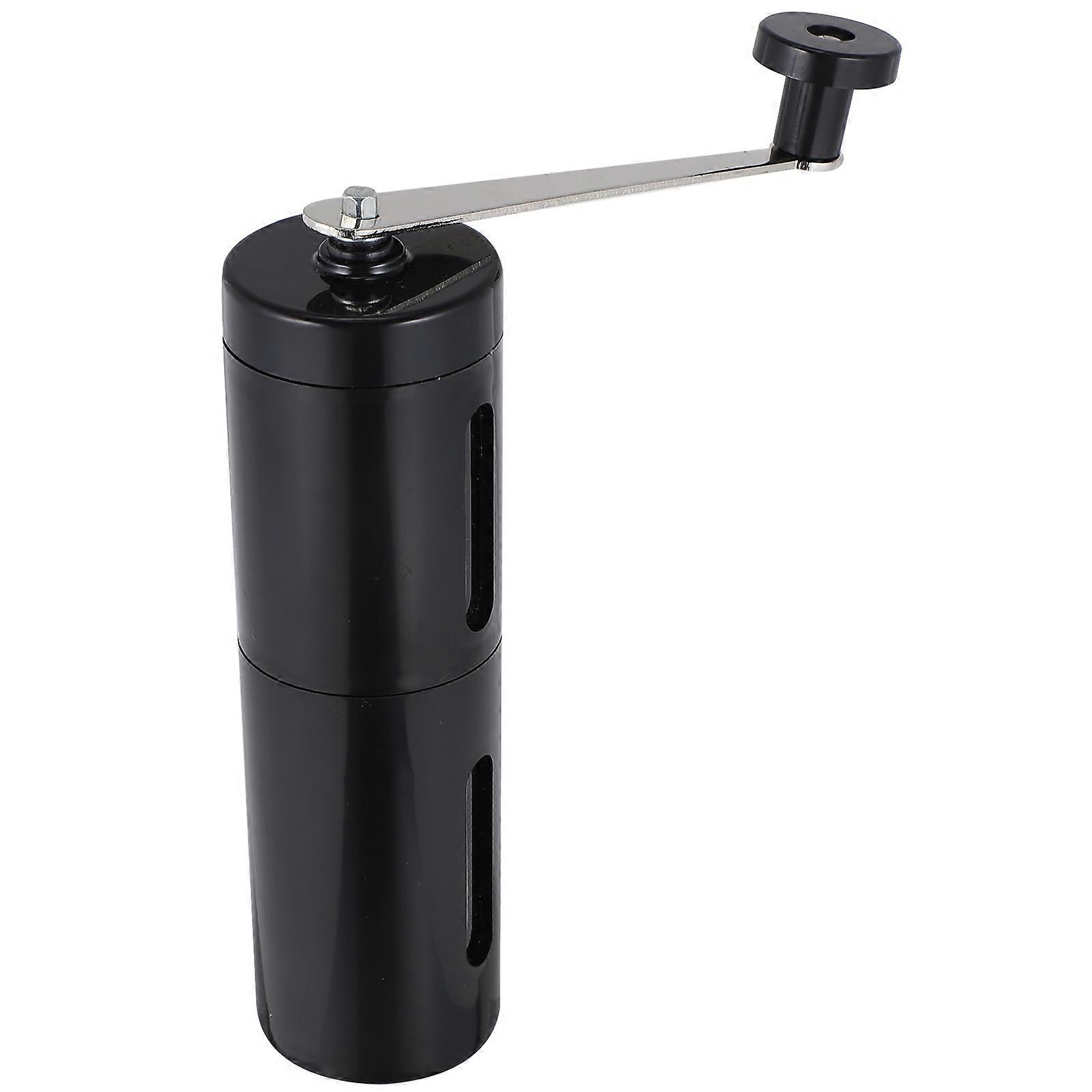 Compact Coffee Grinder Manual Operation For Home Use 22.5X6.3CM Black Portable 1Pack