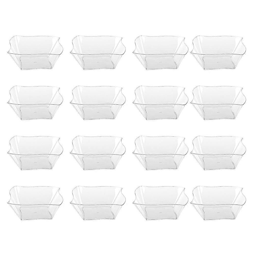 48pcs Plastic Dessert Cups Dessert Ice Cream Cups Disposable Pudding Holders