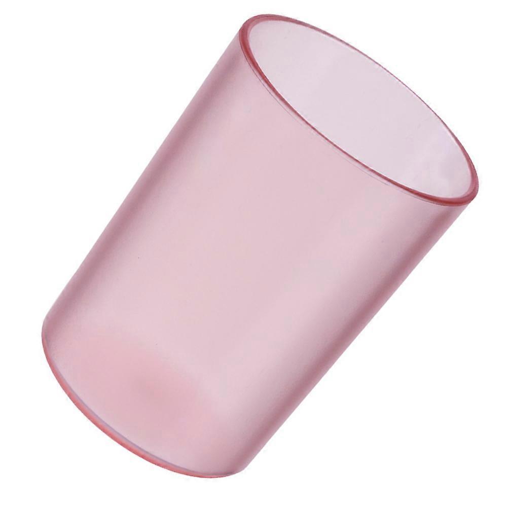 Toothbrush Cup for Home Use Pink Nonporous Safe for Use 1Pcs