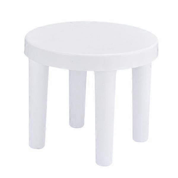 1pc Creative Plastic Small Low Stool Bathroom Anti-slip Round Stool (suitable for various brands)