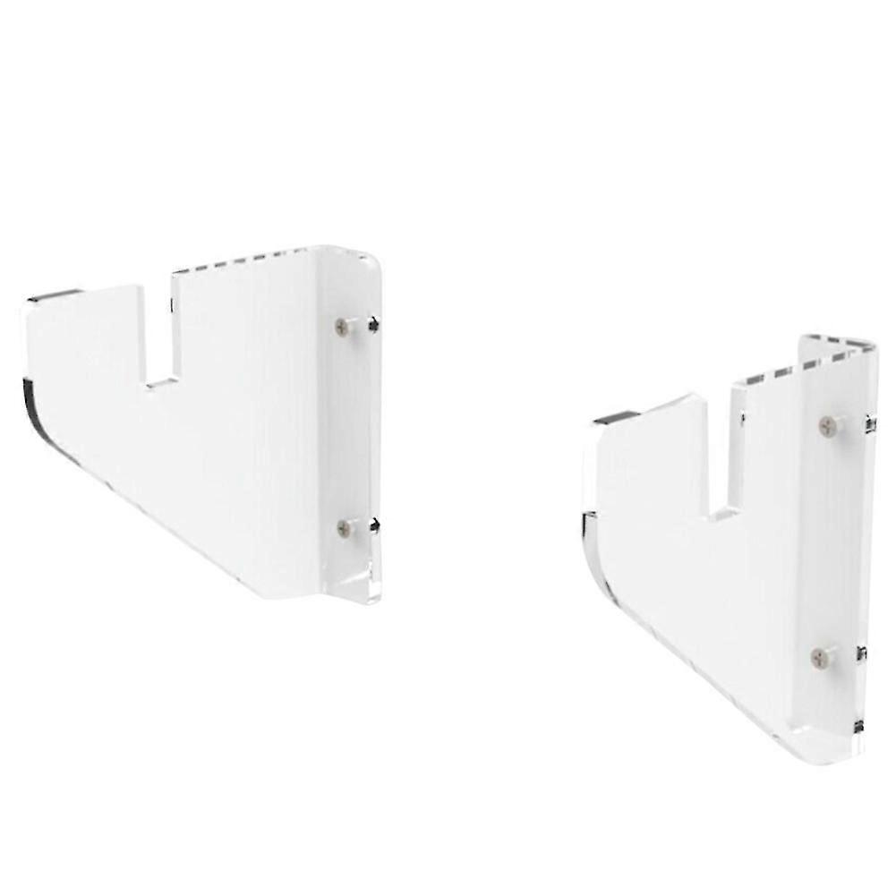 Acrylic Skateboard Longboard Mount Wall Hanging Bracket Holder Display Stand Set