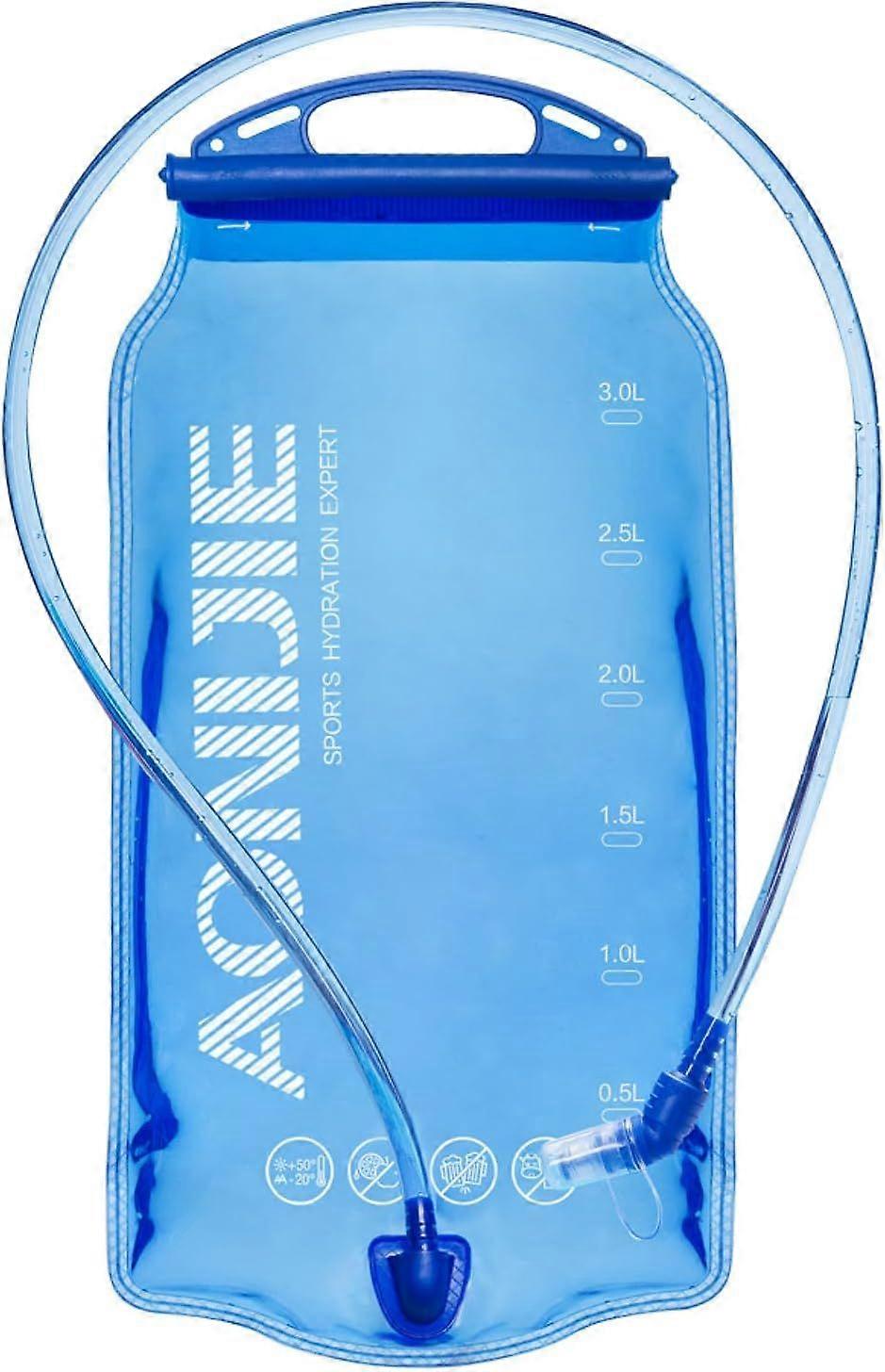 Water Bag 3L BPA Free Water Bag System Lightweight Water Bag with Drinking Tube Leak-proof Water Bag for Sports and Outdoor Water Bag Backpack