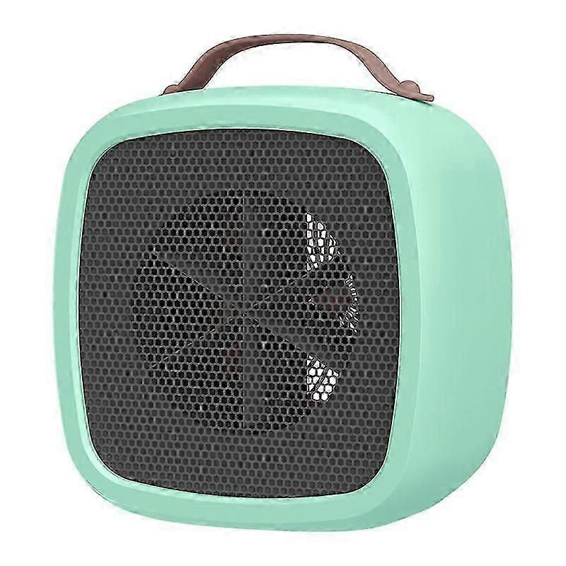 Space Heater, Battery Powered Compact Electric Mini Fan Winter Electric With Thermostat High Output
