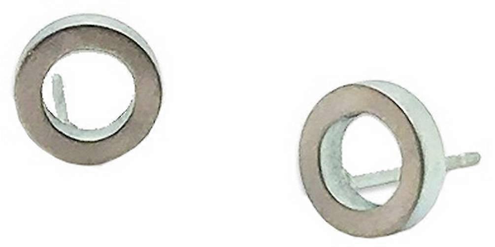 Ti2 Titanium Ringo Stud Earrings - Light Green