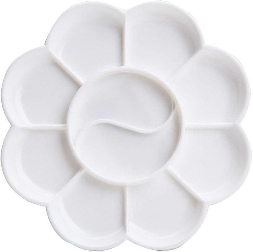 White color palette, 11.9 cm, color palette for kids, plastic palette, color palettes for children, palettes and palette cups, 1 piece