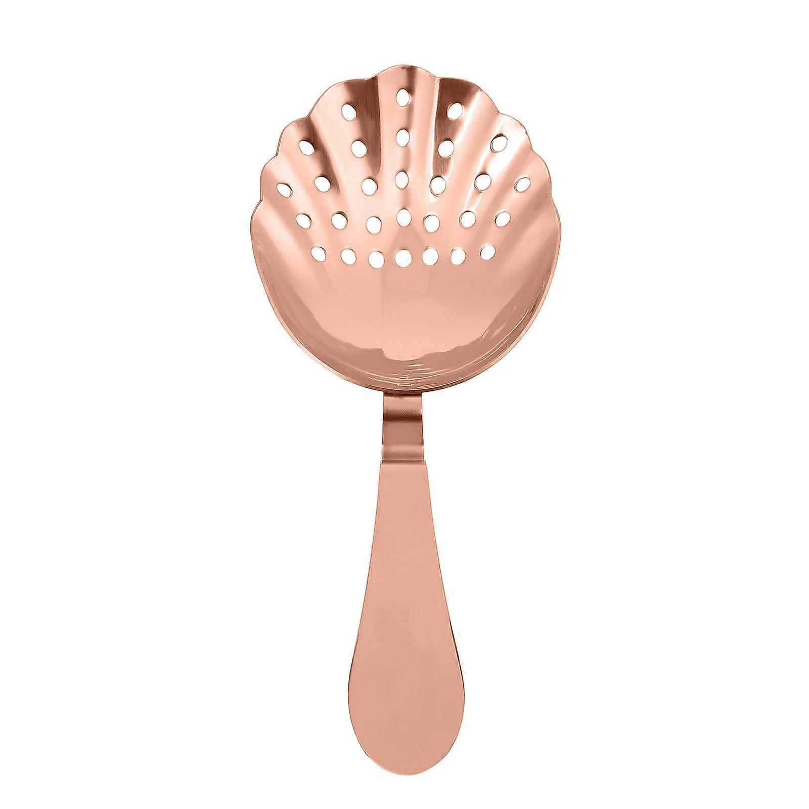 Stainless Steel Ice Strainer for Mixologists – Ergonomic Bartender's Strainer with Uniform Filter for Cocktail Making at Home and Professional Bars