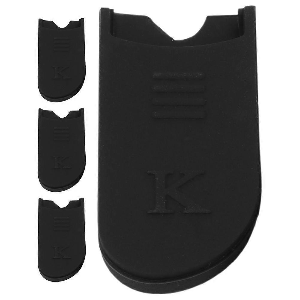 4pcs Saxophone Thumb Rest Rubber Pads for Alto, Tenor, Soprano Breathable, Slip Resistant Finger Cushions for Enhanced Grip, Comfort, and Stability