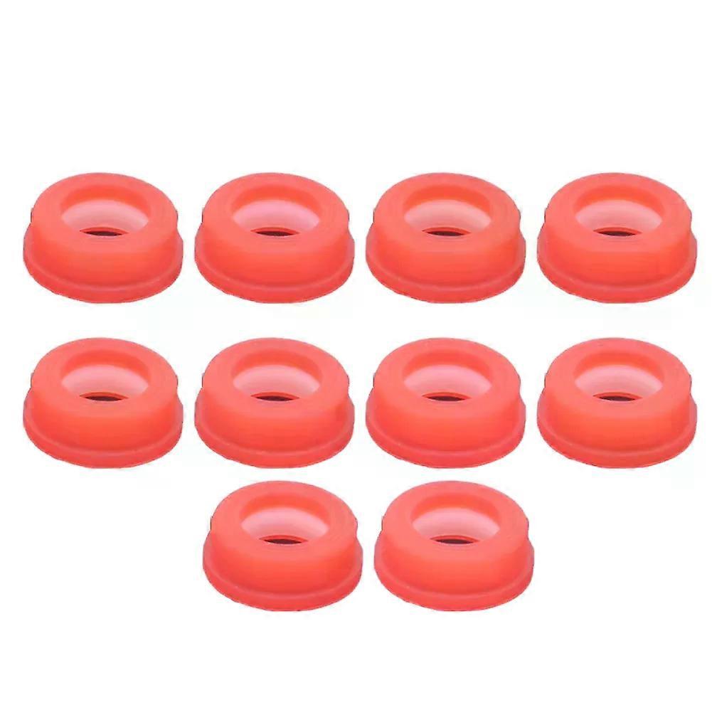 10pcs Valve Core Silicone Seal Core Bench Leak Ring Practical Hardware Accessories 17*65MM Toilet Angle Valves Sealing Ring