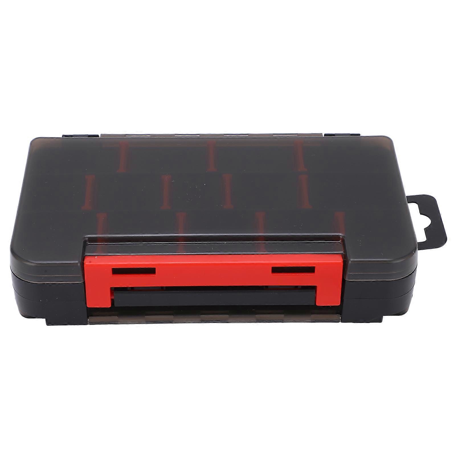 Lure Box Double Deck Multifunction Flexible Card Buckle Detachable Partition Anti Impact Bait Storage Case