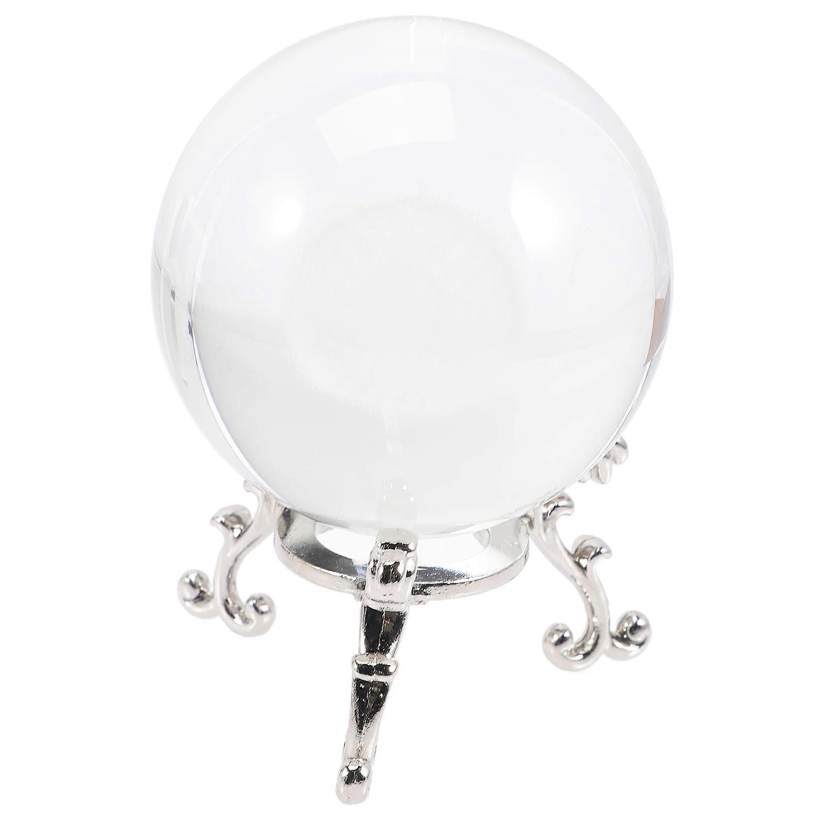 Dandelion Crystal Ball Sphere for Decoration 1Set with White Base