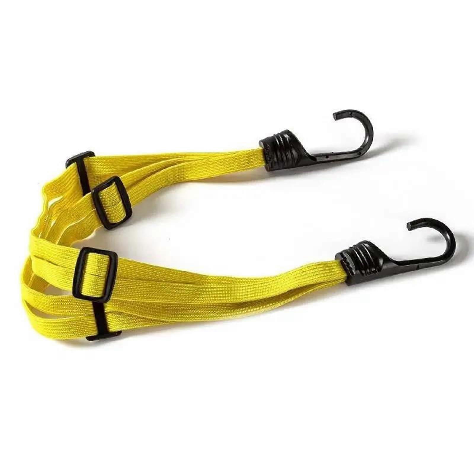 Elastic Helmet Strap for Motorcycle Luggage with Retractable Strap for MSX125 Grom Yellow