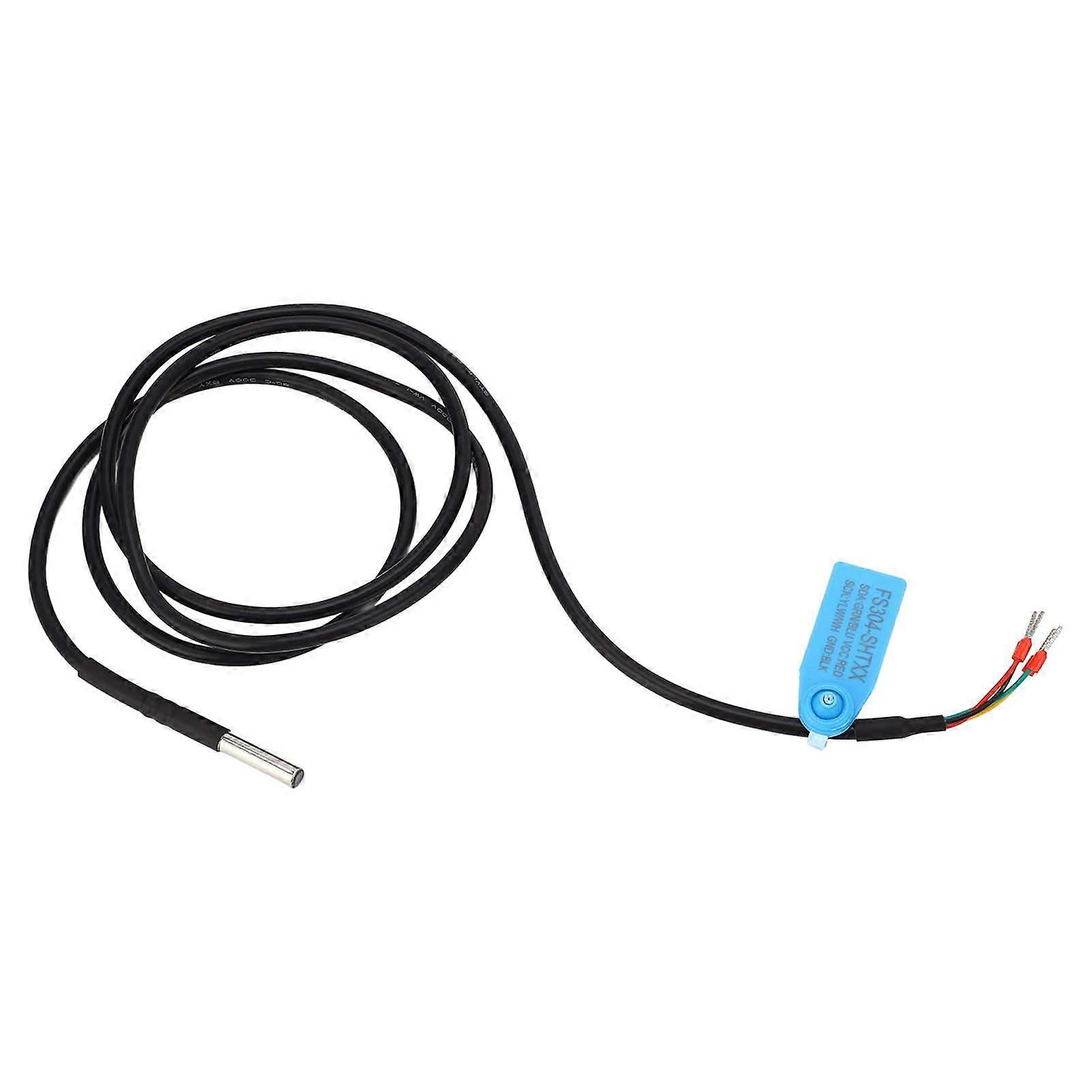 Temperature Humidity Sensor Probe Digital Soil Moisture Monitoring Tester Probe I²C Interface Waterproof DC3.3V 