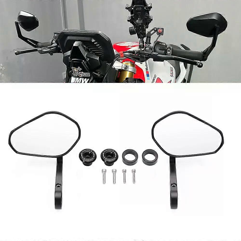 Suitable Motorcycle E9 Rear View Mirror Bar End For BMW C400X C400GT R1200 R1250 R/RS/RT F900R S1000R Handlebar End Side Mirrors Emark