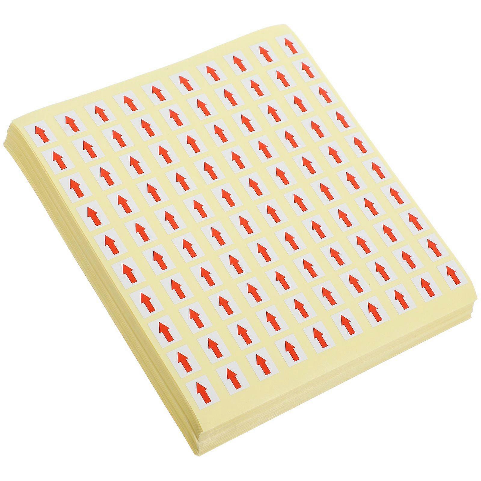 60 Sheets Arrow Stickers Indicator Tags Adhesive Arrow Labels Stickers