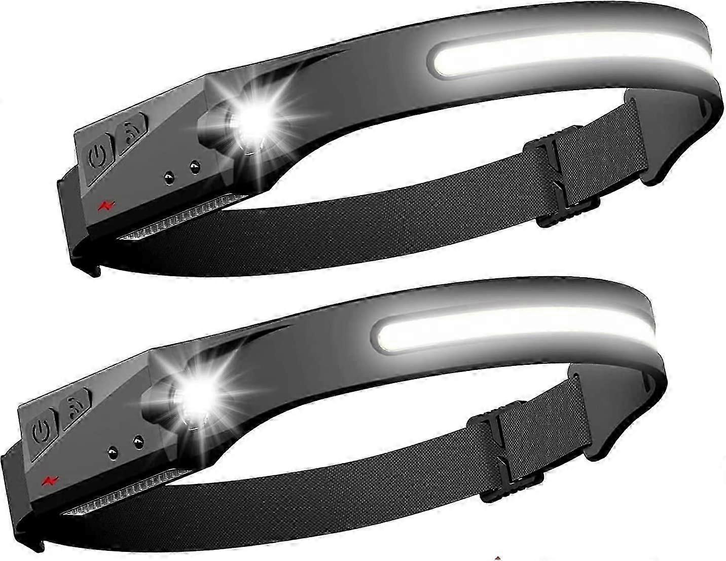 2x Scheinwerfer Scheinwerfer LED wiederaufladbare Sensor Scheinwerfer Scheinwerfer