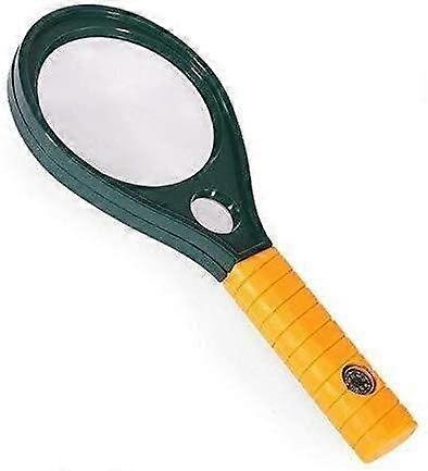 Handheld Magnifier with 65 mm Lenses, Double Light Magnifier for Books, Newspapers, Cards and Coins, Jewelry Magnifier with Adjustable Light