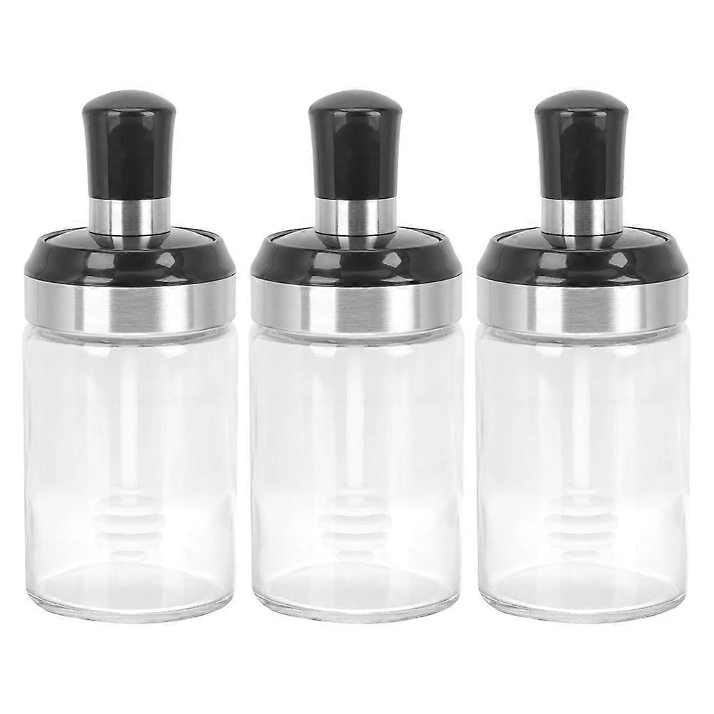 Versatile Multifunctional Dispenser Glass Jar with Spoon Lid for Efficient Kitchen Storage