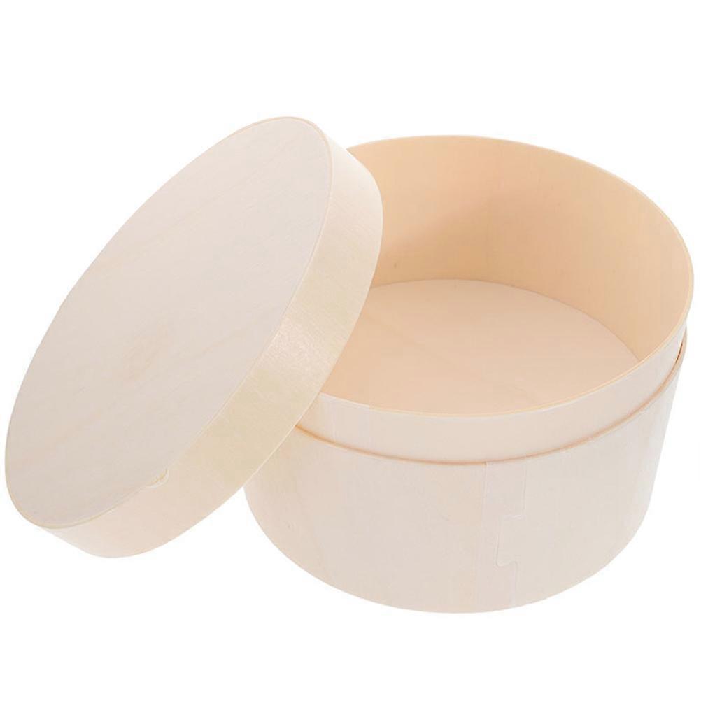 Elegant Wood Cake Box for Jewelry Storage Assorted Color Safe Sturdy Wood Material