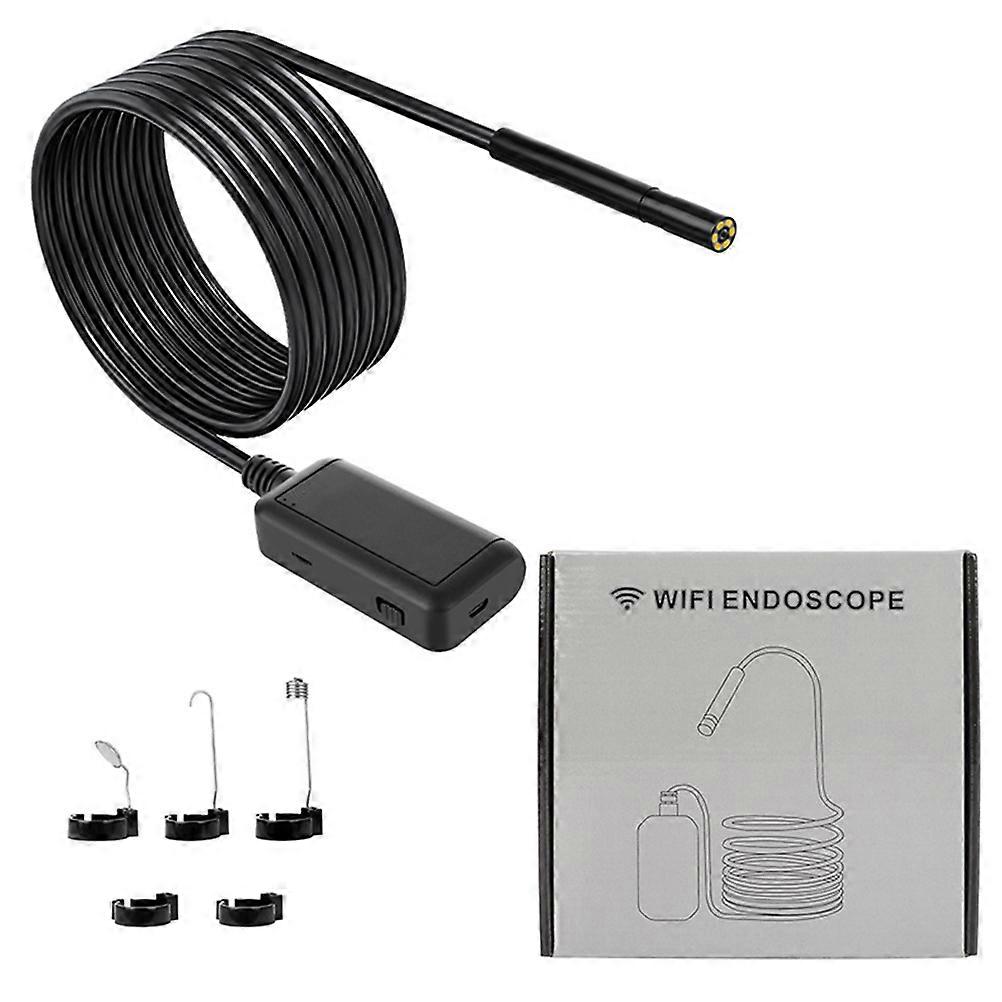 Waterproof Borescope Inspection Camera 5.5mm Lens 1920P IP67 6 Led Lights 500W Pixel Build-In Battery 1Set