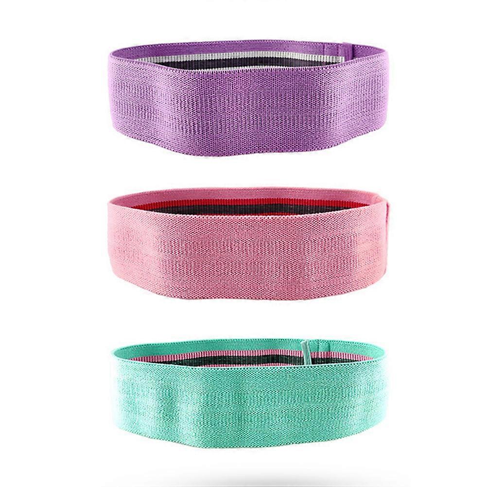 1PC Durable Hip Elastic Band Bodybuilding Resistance Belt for Butt Lifting Squats Exercise Workout Purple Heavy Tension