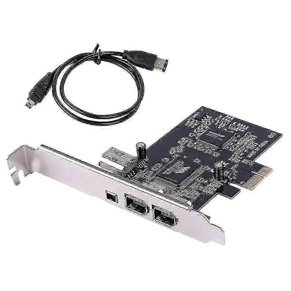 Scheda PCIE Firewire per Windows 10, IEEE 1394 Pci Express Controller 4 porte (3 x 6 pin e 1 x 4 pin)