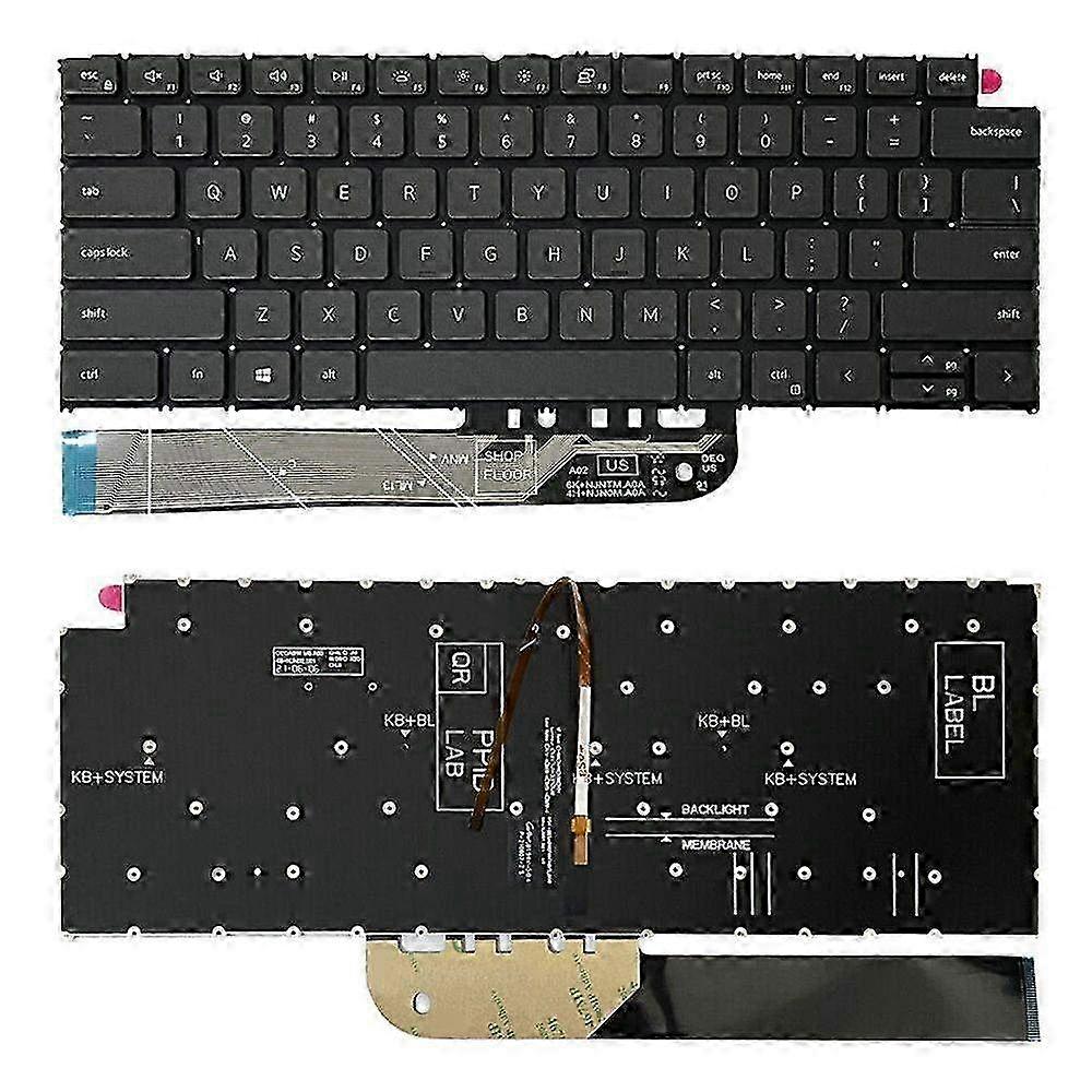 Compatible Wireless Keyboard for Dell Vostro 5310 5320 5410 and Latitude 3320 3420 Laptops