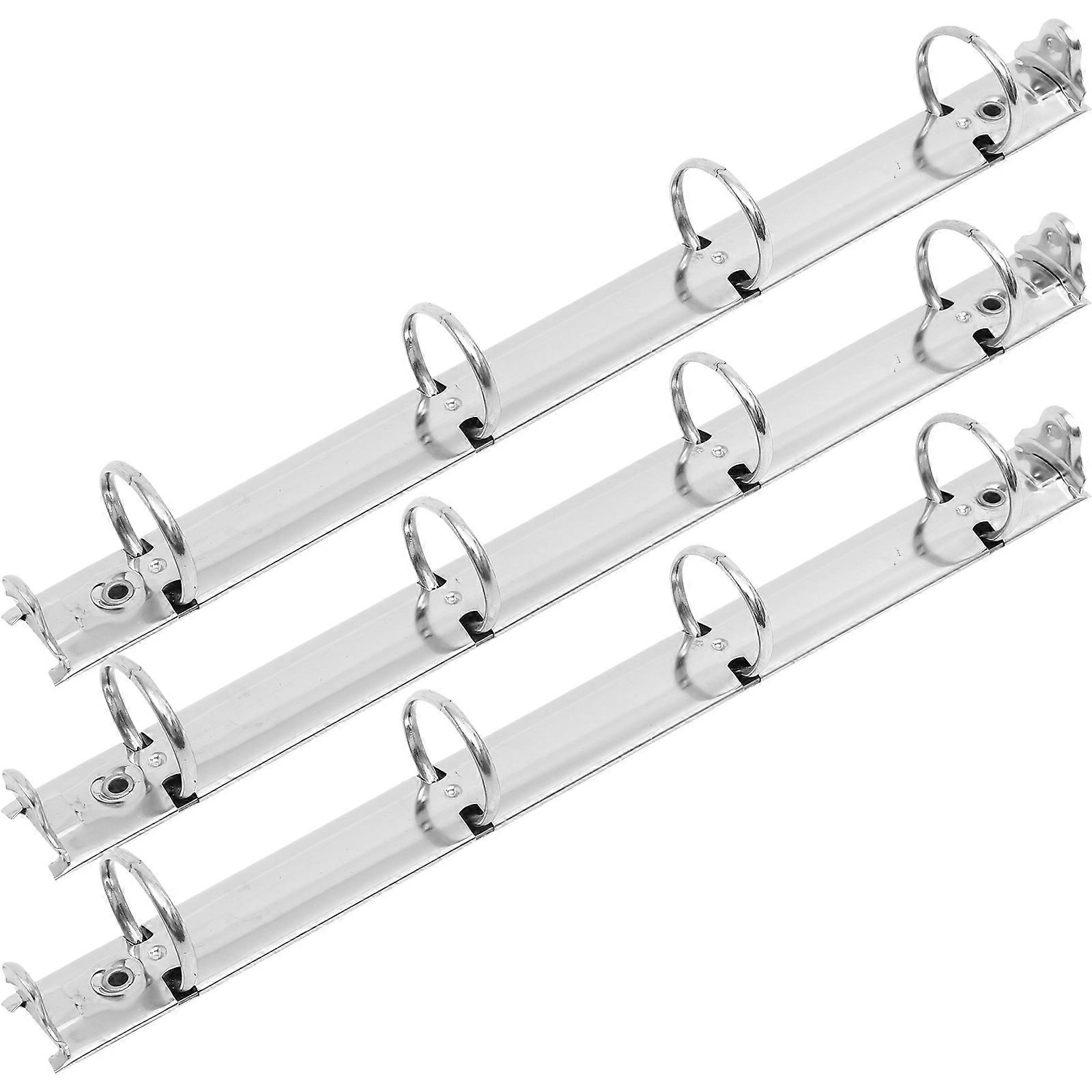 3pcs Sturdy Loose Leaf Binder Clips for Notebooks – Spine Binding for DIY, Office, and Home Projects