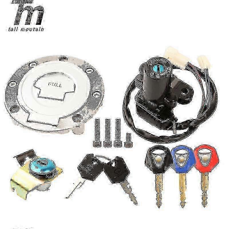 Yamaha YZF R1 R6 FJR1300 Ignition Switch Fuel Cap Seat Lock Key Set 2002-2013 Edition 0724