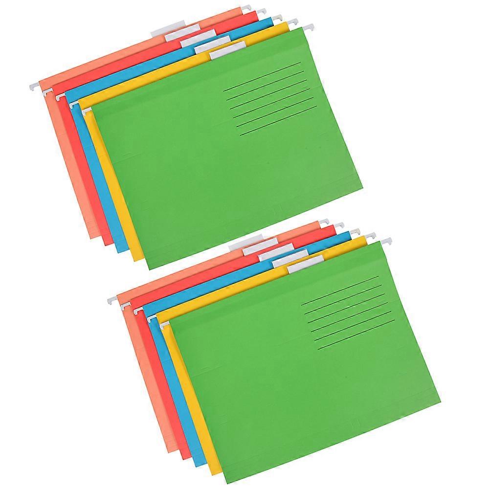 10pcs Hanging File Folder For Documents File Holders For Office And Home Organization Easy To Classify
