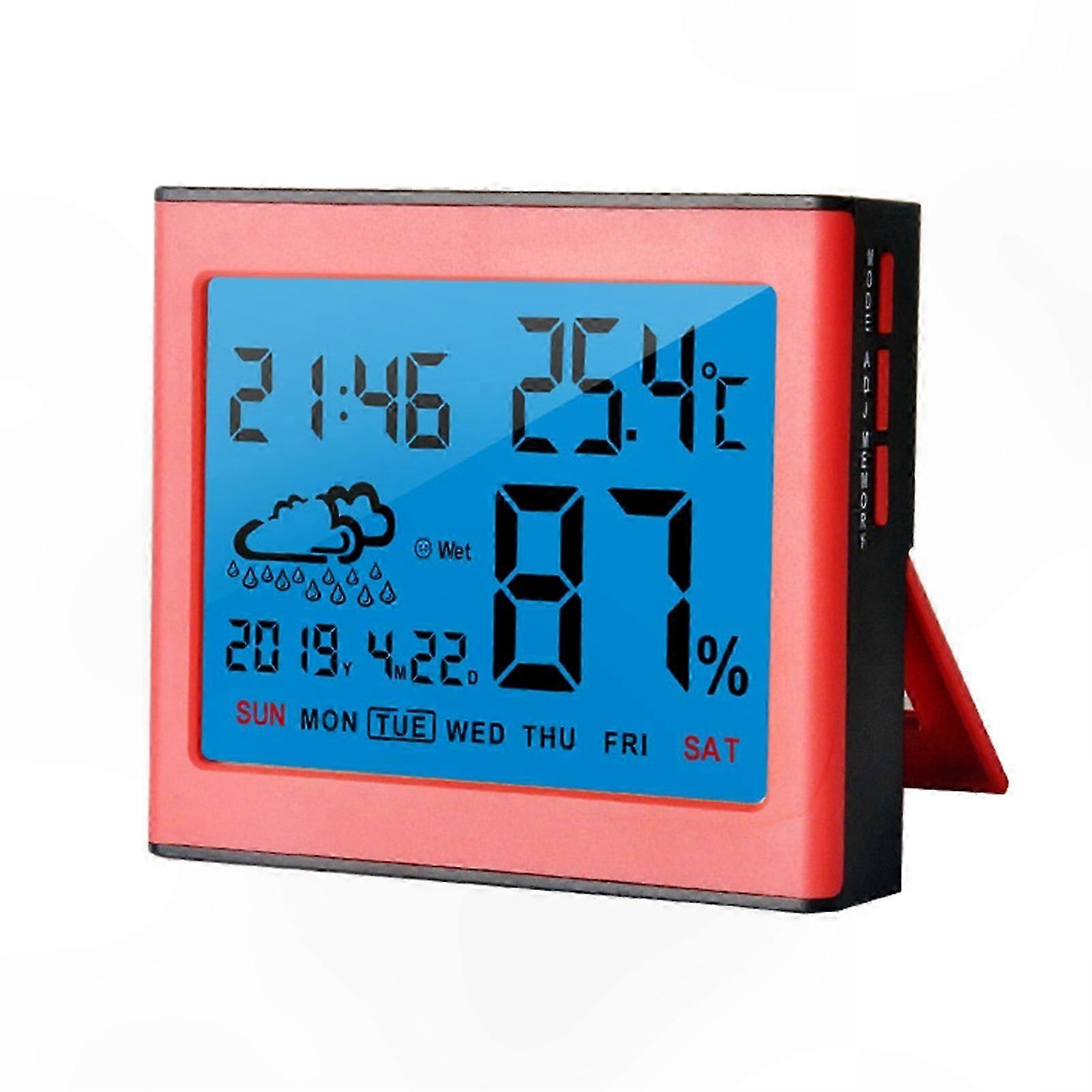 Mini Digital Hygrometer with Soft Backlight for Indoor Home Use