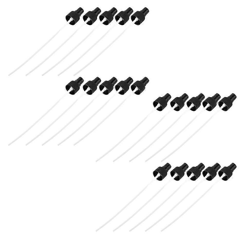 Black Perfume Sprayer Heads for Makeup Made of Durable PP Material 20 Pieces