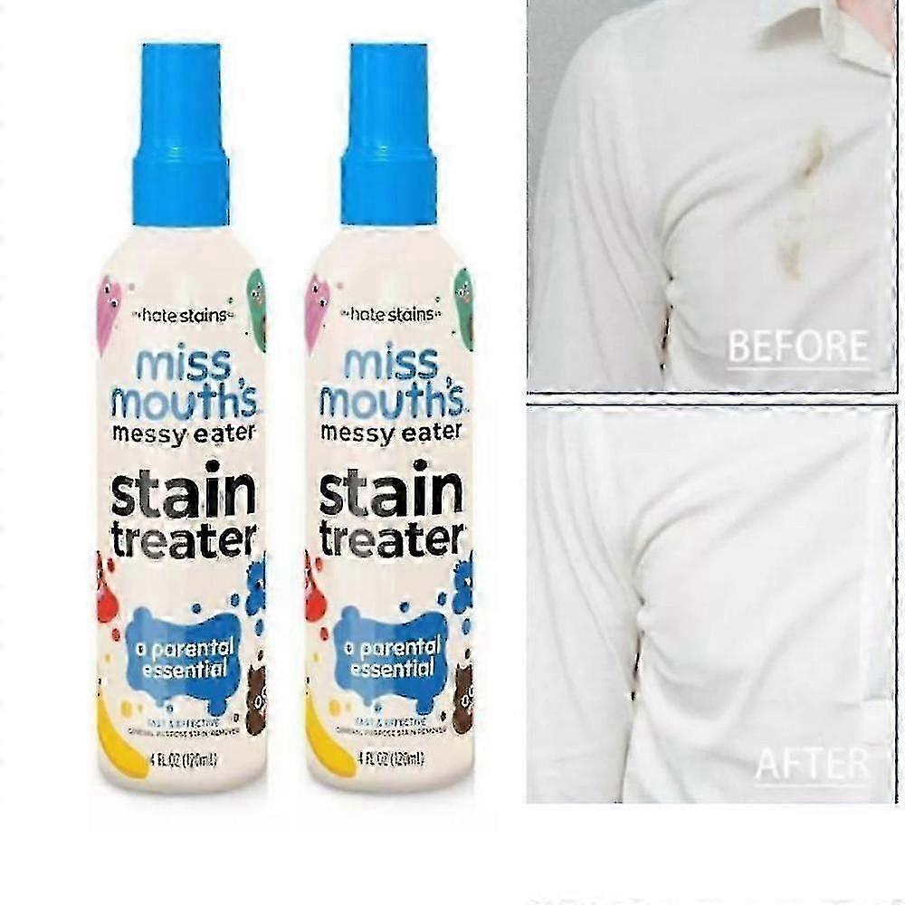2 Stck Miss Mouth's Messy Eater Fleckenbehandler Spray 120ml