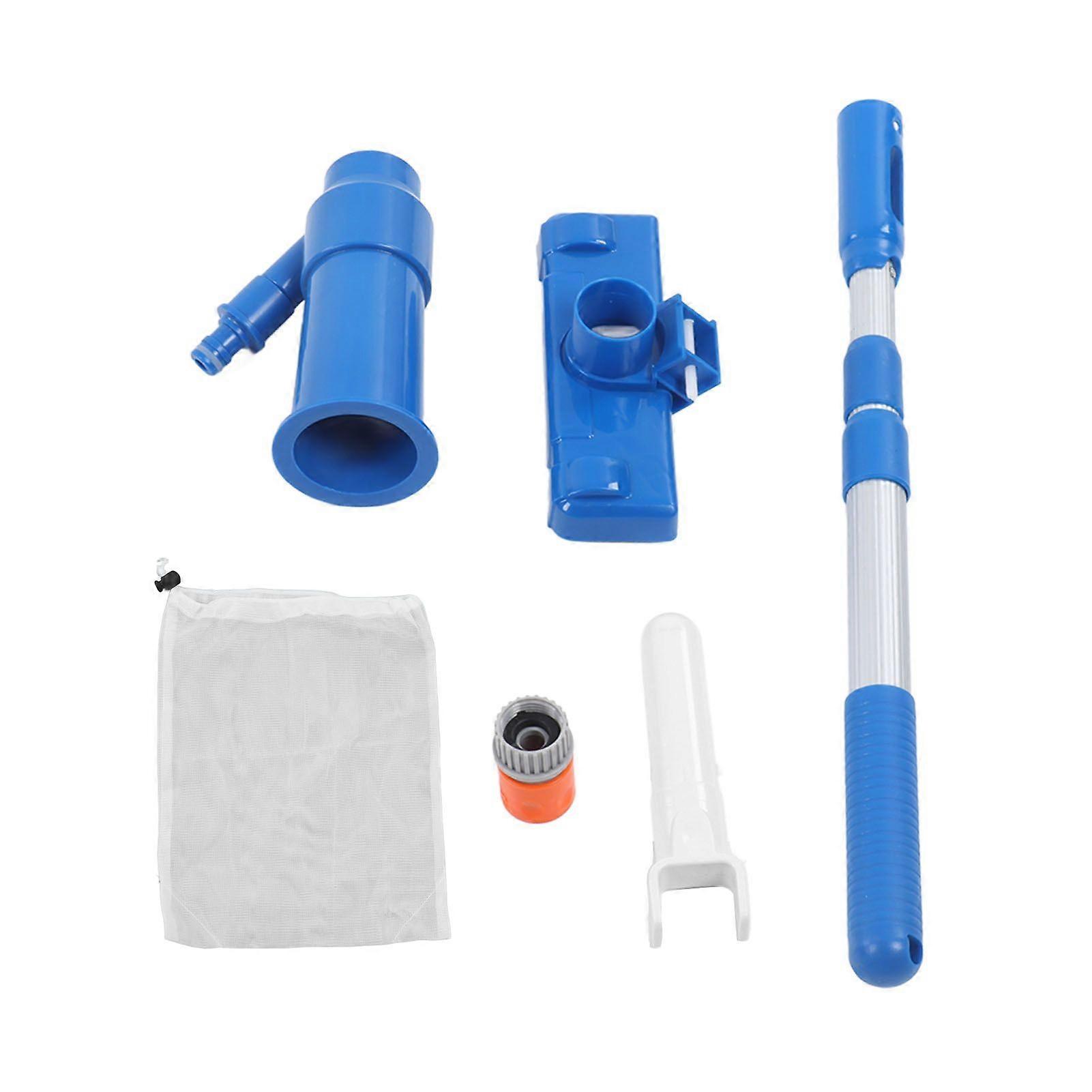 Portable Pool Vacuum Jet Simple Easy To Assemble Pool Spa Jet Vacuum Cleaner with Telescopic Rod for Swimming Pools Spas US Plug