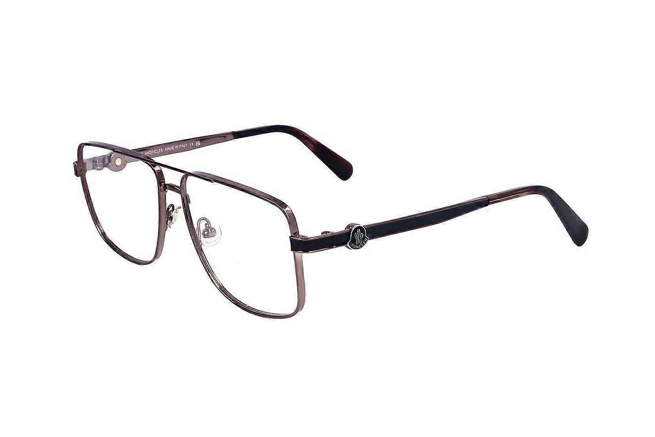 Eyewear Frames Moncler ML5178 036 SHINY DARK BRONZE 55/14/145 MAN