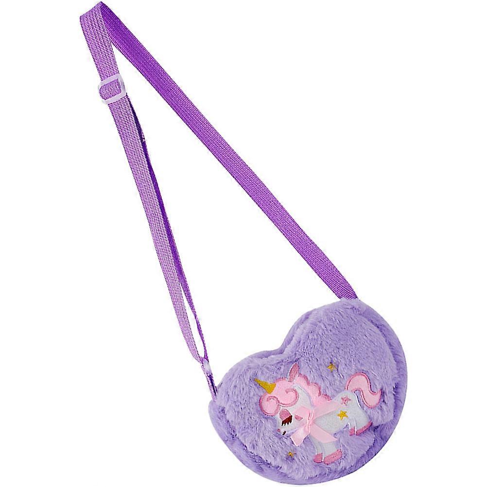 Kawaii Cartoon Simple Style Crossbody Purse For Children Featuring Unicorn Design Suitable For Travel And Party 1Pcs