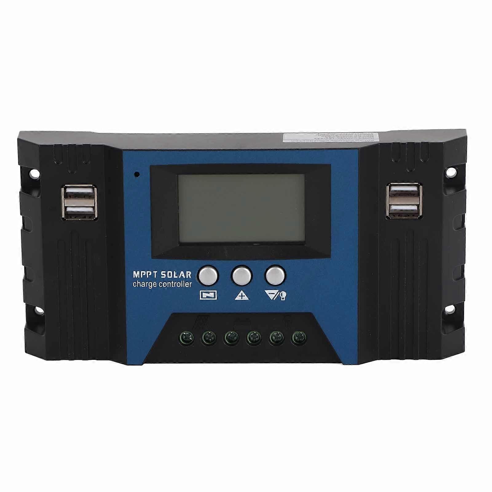 12V 24V Solarladeregler mit LCD-Display 30A 4 USB
