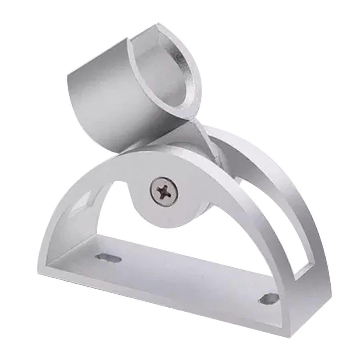 Aluminium Shower Base with Adjustable Shower Seat Holder for Bathroom, Durable Material, Space-Saving Design