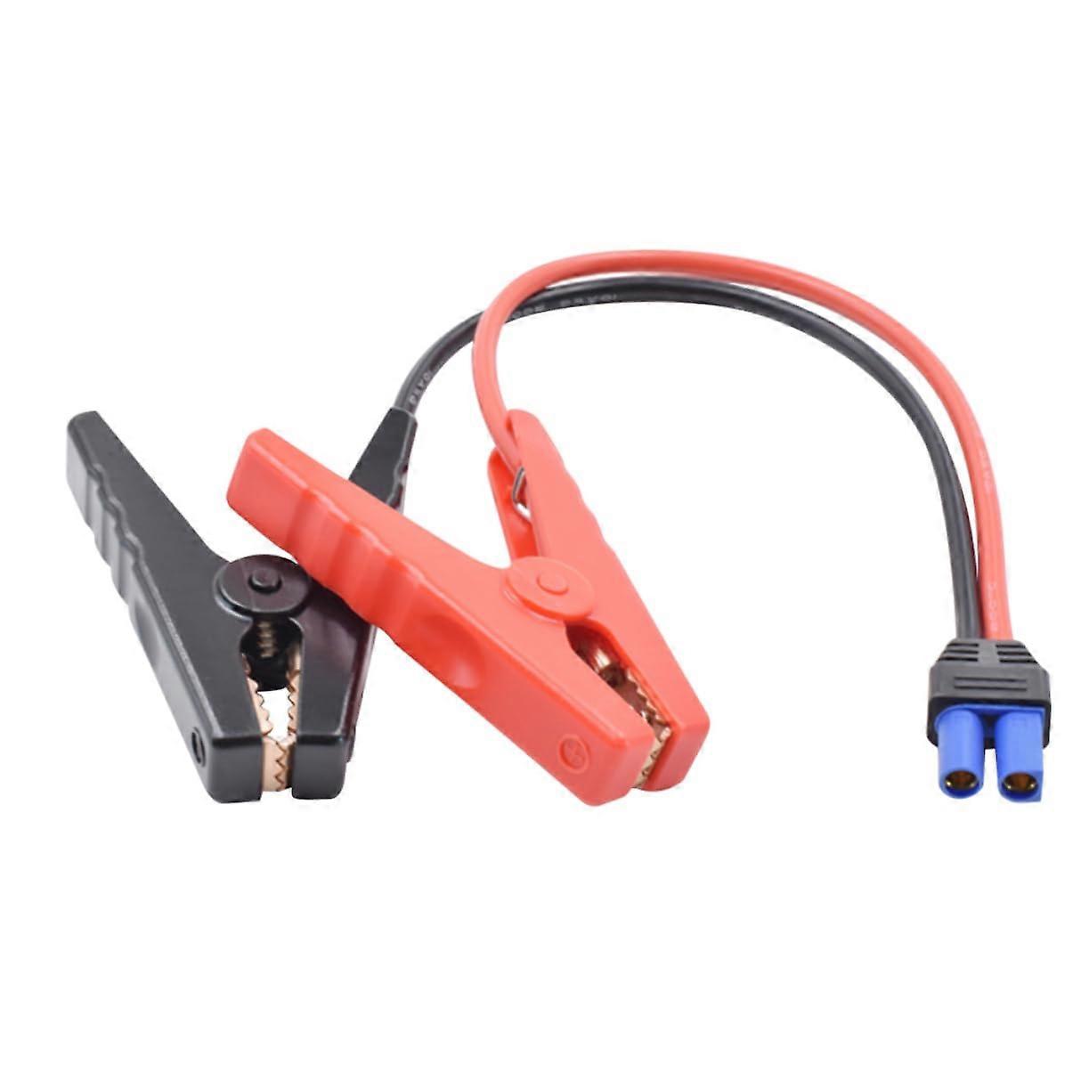 Car Emergency Start Power Cable Clamp with Anti-Reverse Alligator Clips for Jump Starting 12V Batteries