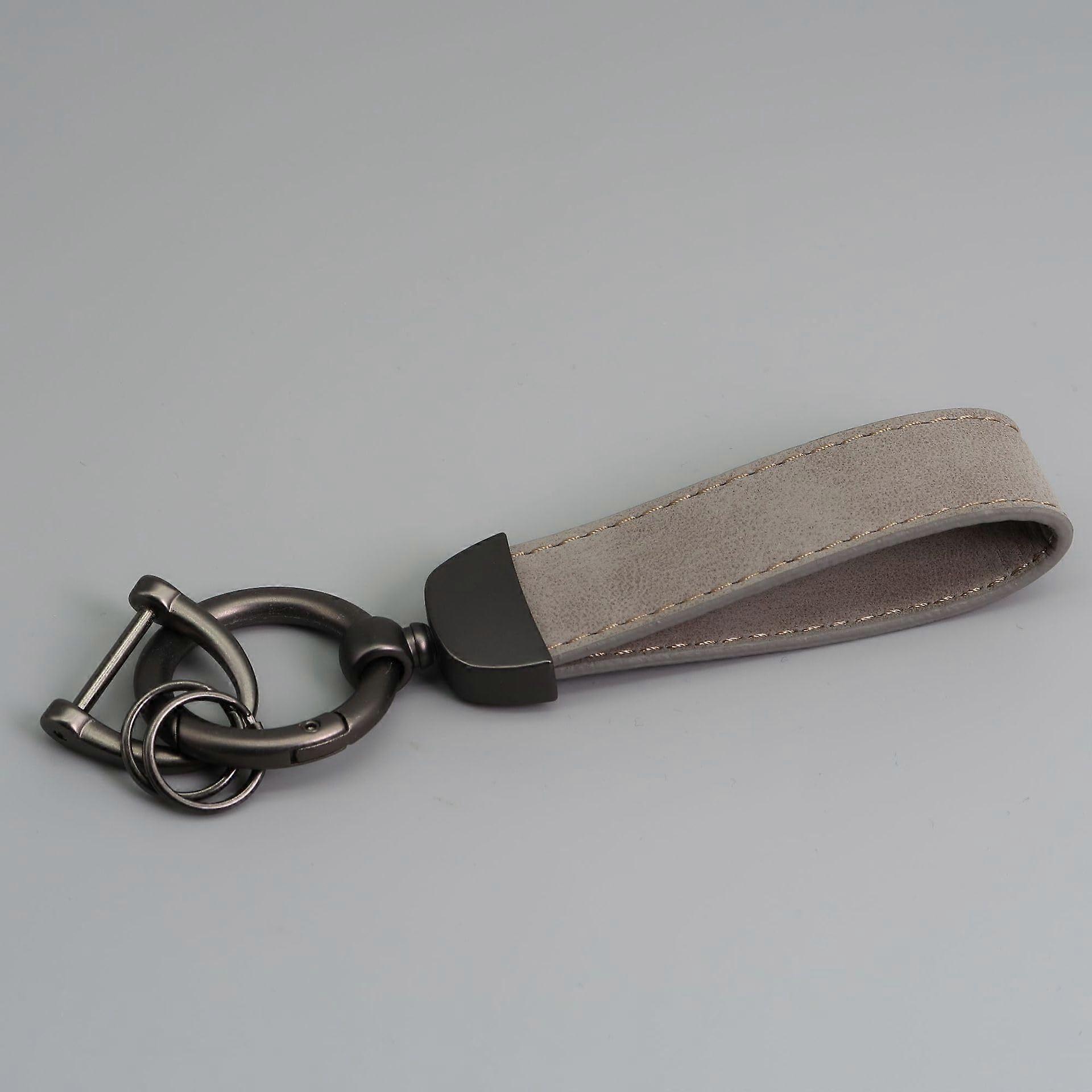 Car Key Fob, Leather Key Fob, 360 Degree Rotatable Car Key Ring with D Key Ring Accessories, for BMW X1 U11 , F1 Unit size F1