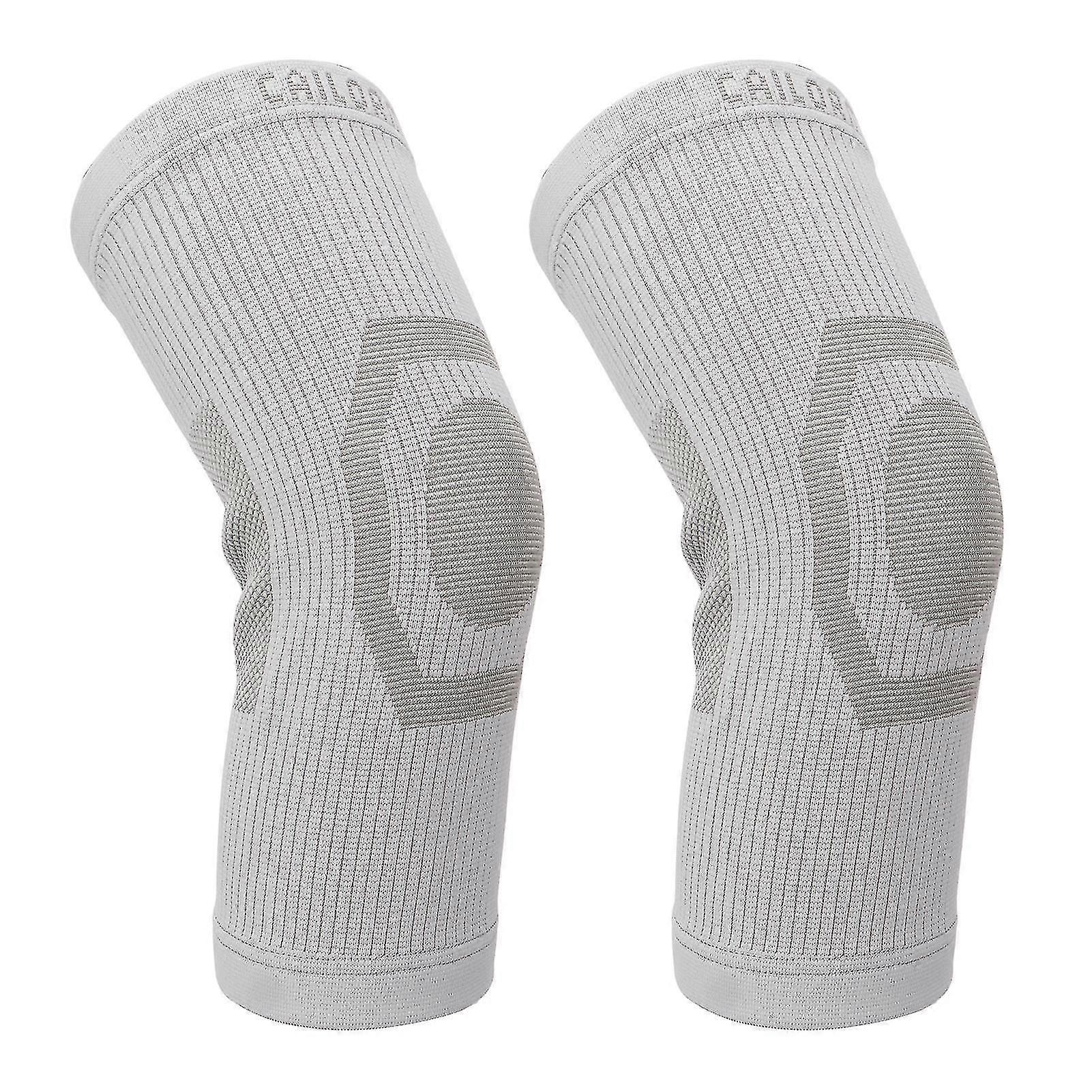 暖かい膝パッドグラフェンコールドプロテクション通気性伸縮性のある4シーズンユニバーサルニーウォーマー年配の男性女性用