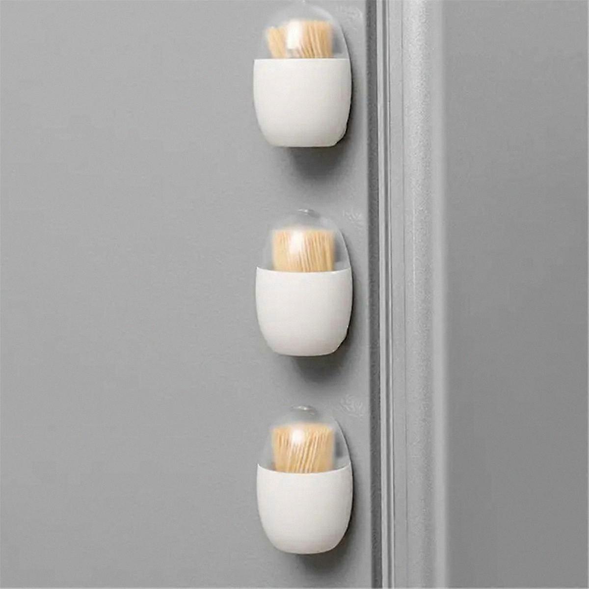 Magnetic Fridge Toothpick Holder with Dispenser Function
