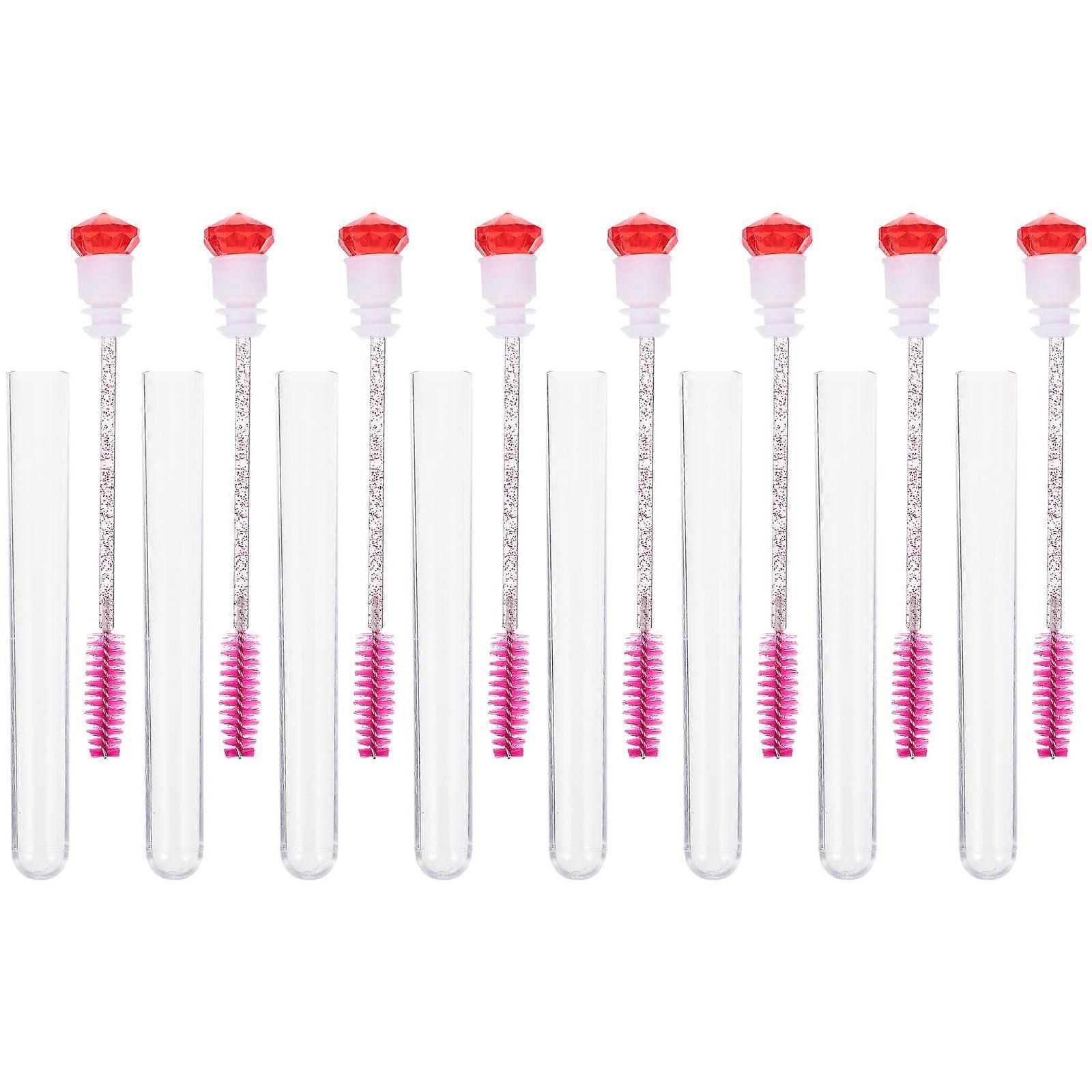 Mascara Wands with Tube, Unique Shaped Eyelash Comb for and Smooth Results