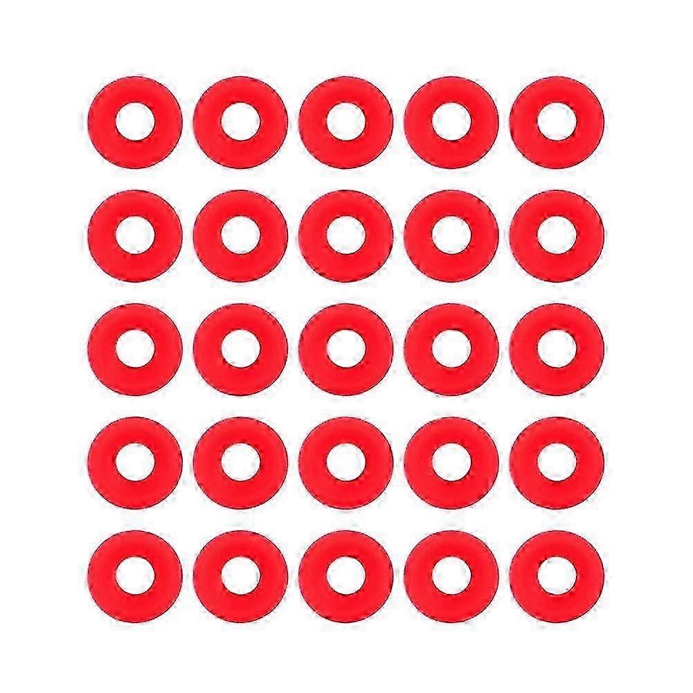 25 Red Silicone Washers for Swing Top Bottles, Compatible with Home Brewing and Beer Bottling Needs