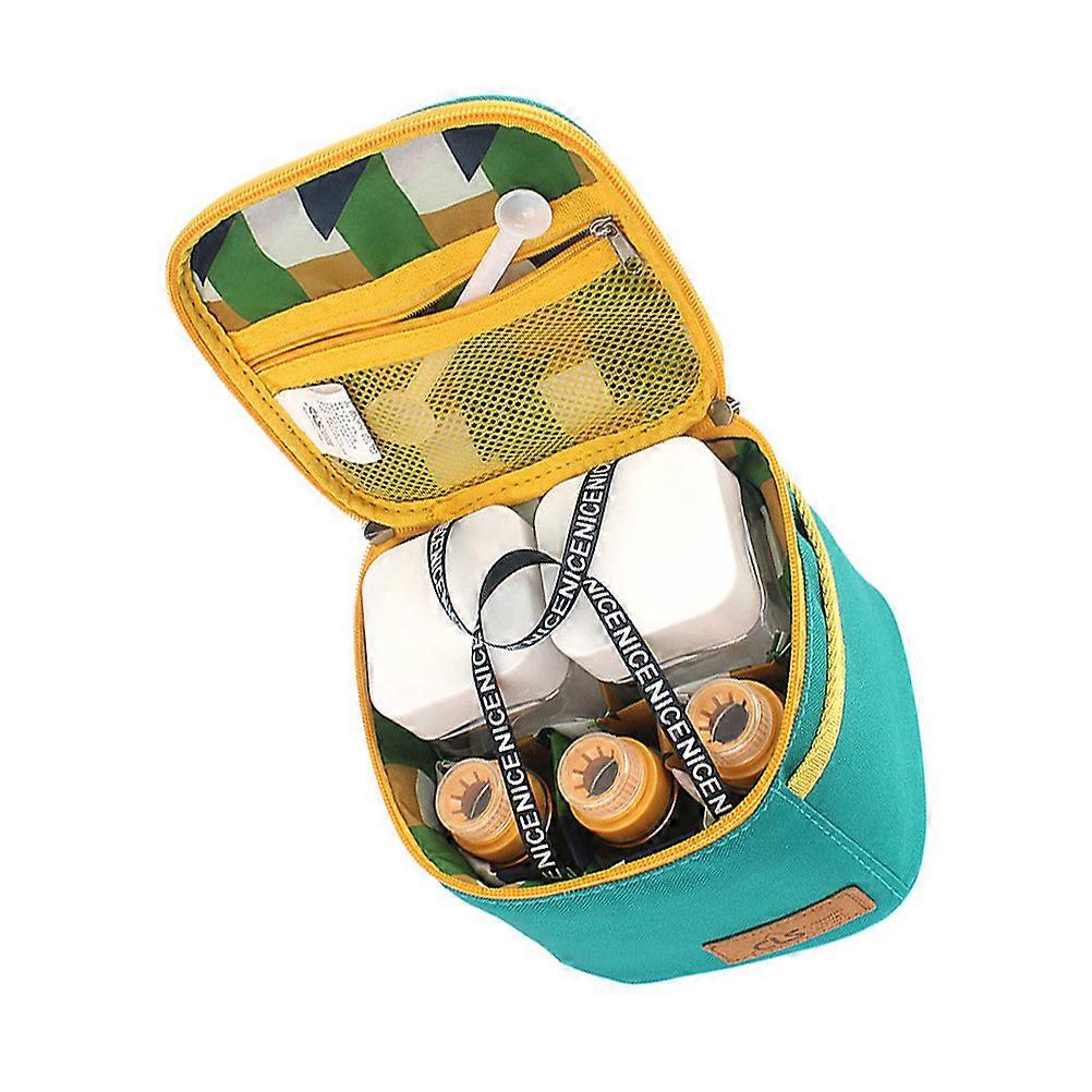 Portable Spice Jar Set with Oxford Cloth Bag for Safe and Easy Outdoor Use Assorted Color 1 Set