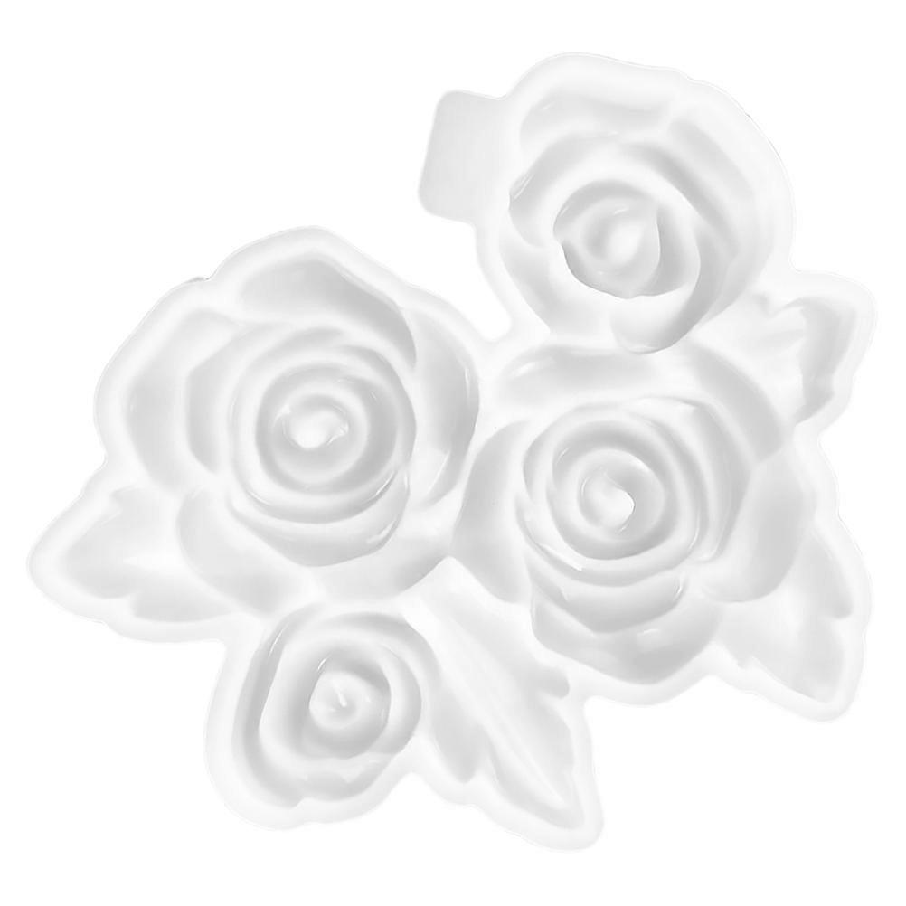 Floral Casting Molds For DIY Projects Designed For Bedroom Vanity Use Made Of Practical Silicone Material In White 1Pcs