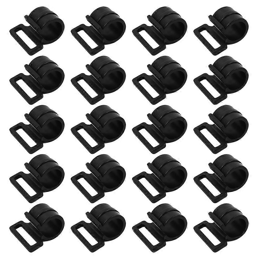 30 Pcs Camping Tent Clips Awning Pole Clamp Tarp Suspension Hooks