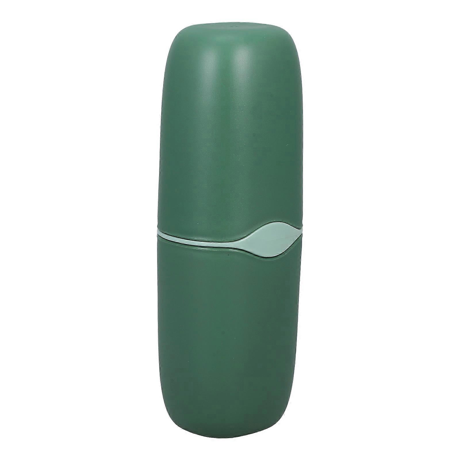 Portable Toothbrush Case with Toothpaste Storage, Compact Travel Organizer for Home or Hotel Use, Lightweight and Easy to Carry