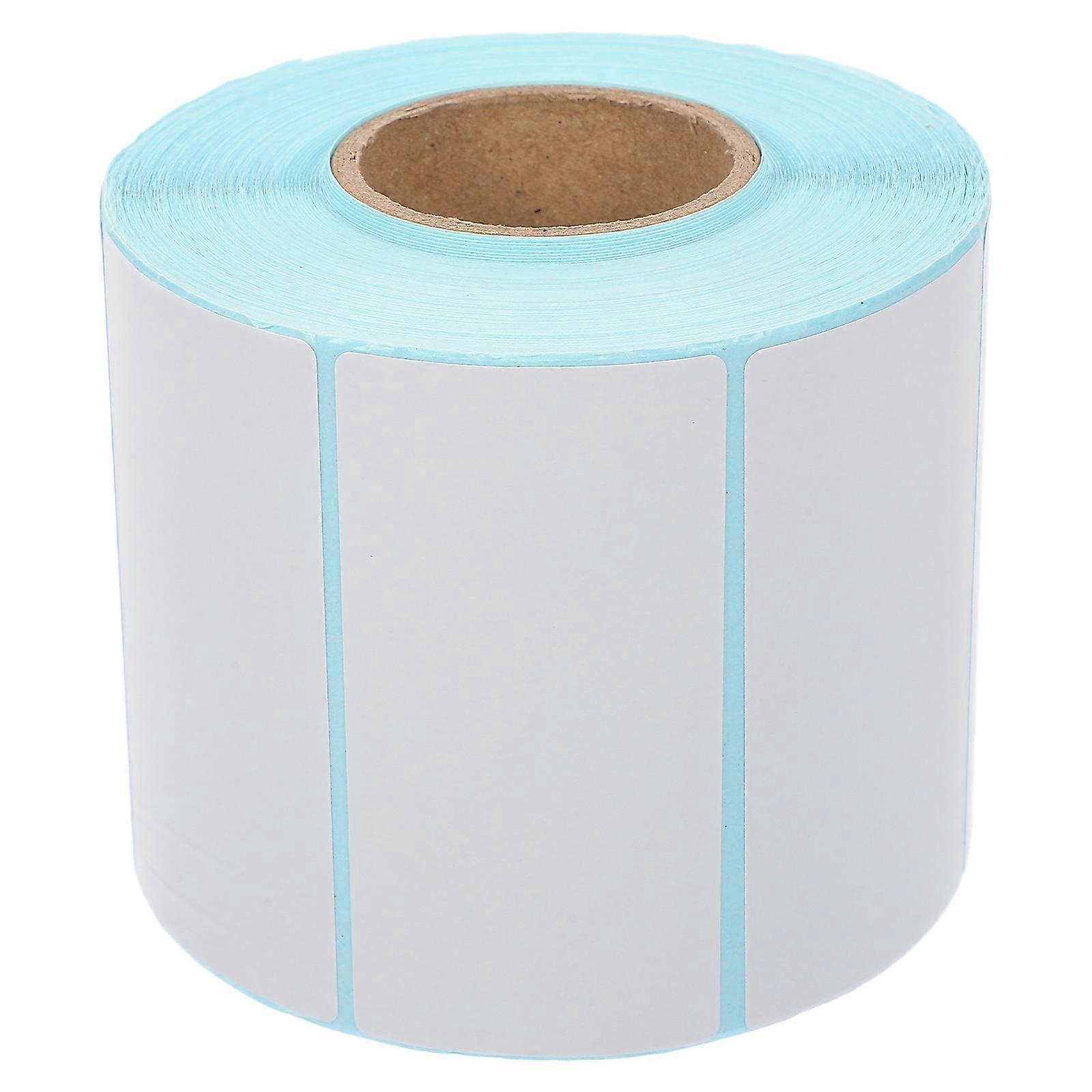 Thermal Sticker Labels 1 Roll Self-Adhesive for High-Volume Printing Product Identification White