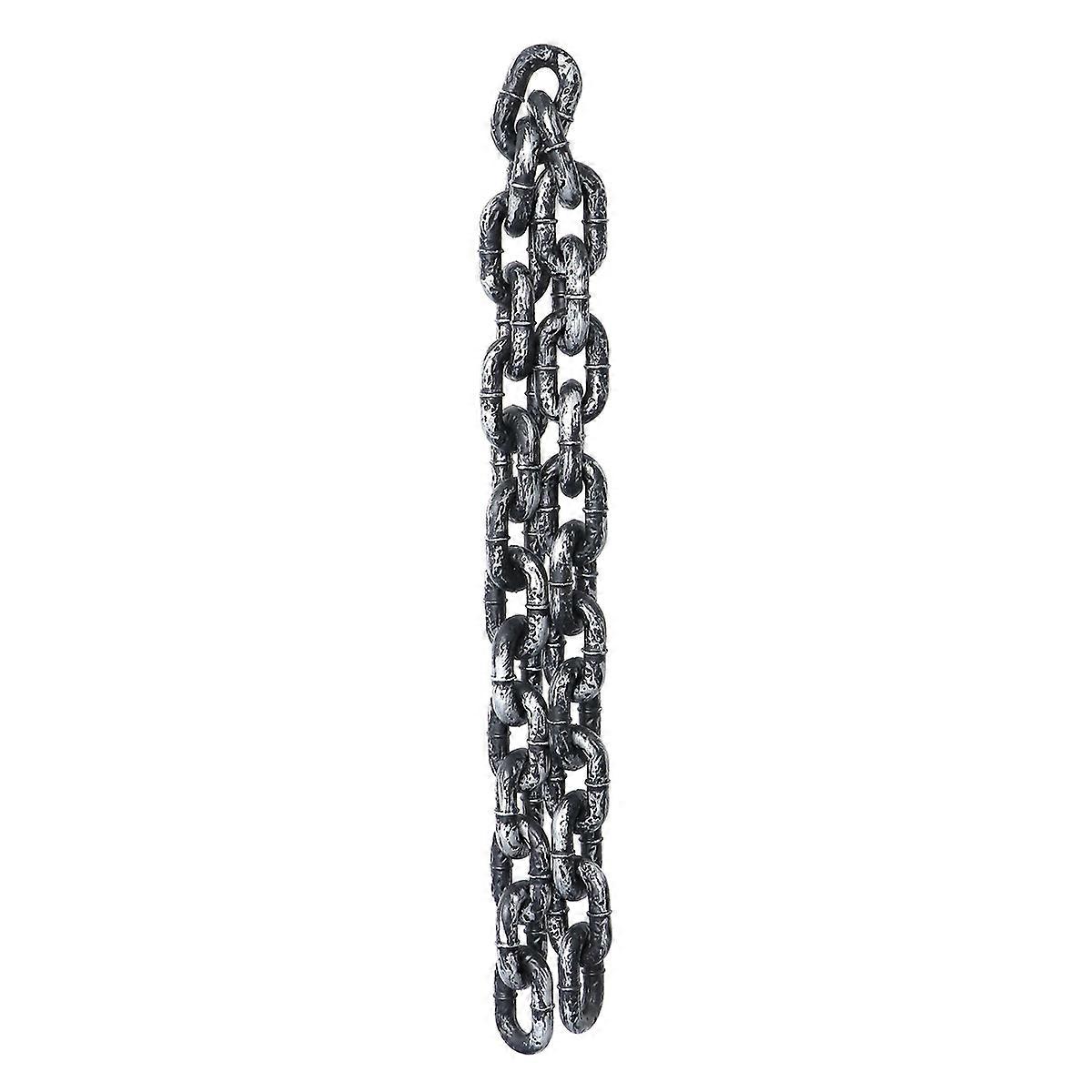 Heavy Duty Plastic Chain 180CM Long Buckle Chain Perfect For Haunted House Props 1Pcs